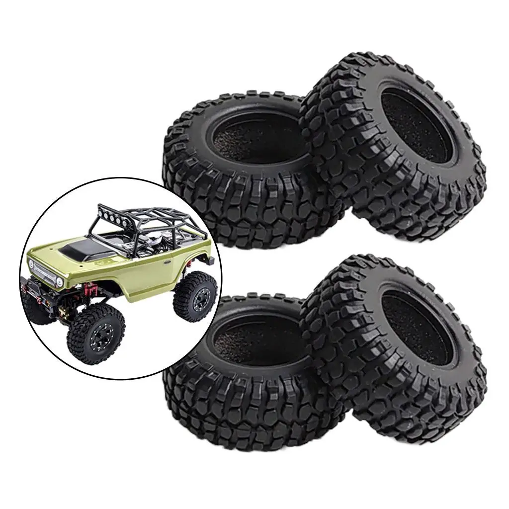 de pneus RC en caoutchouc pour voiture d'escalade Axial SCX24 Axi00002 90081