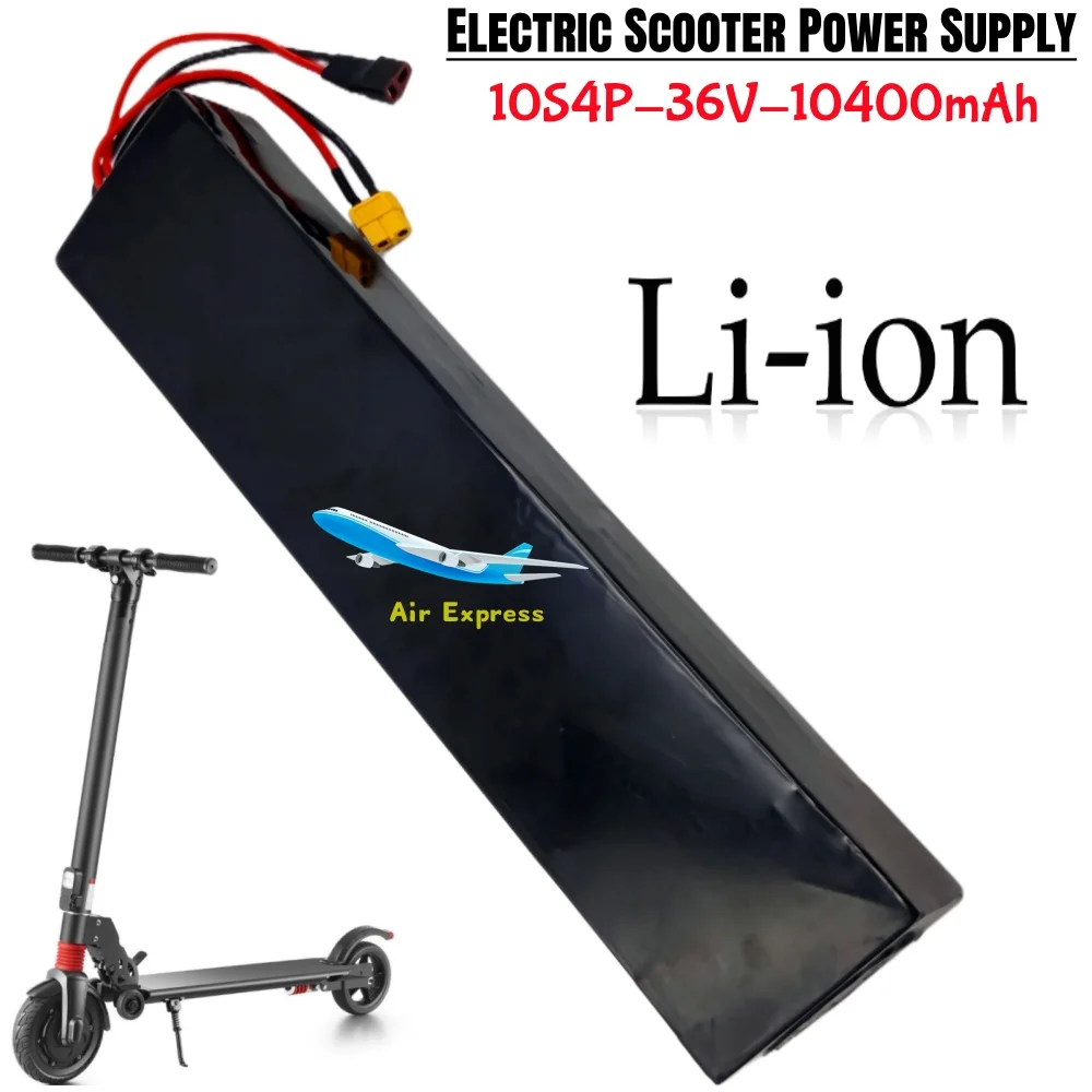 

100% New 36V 10S4P 10400mAh rechargeable lithium-ion battery 500W built-in BMS