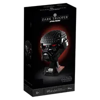 MOC Dark Trooper Helm 75343 Star Plan Space Ship Battle Model Building Block Architecture Education Assembly Model Toy