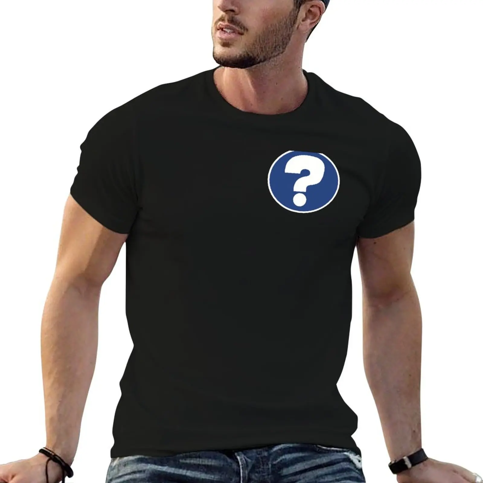 Mike Tyson Mysteries Logo (Blue) T-Shirt Athletic Quick Dry T-Shirt for Men