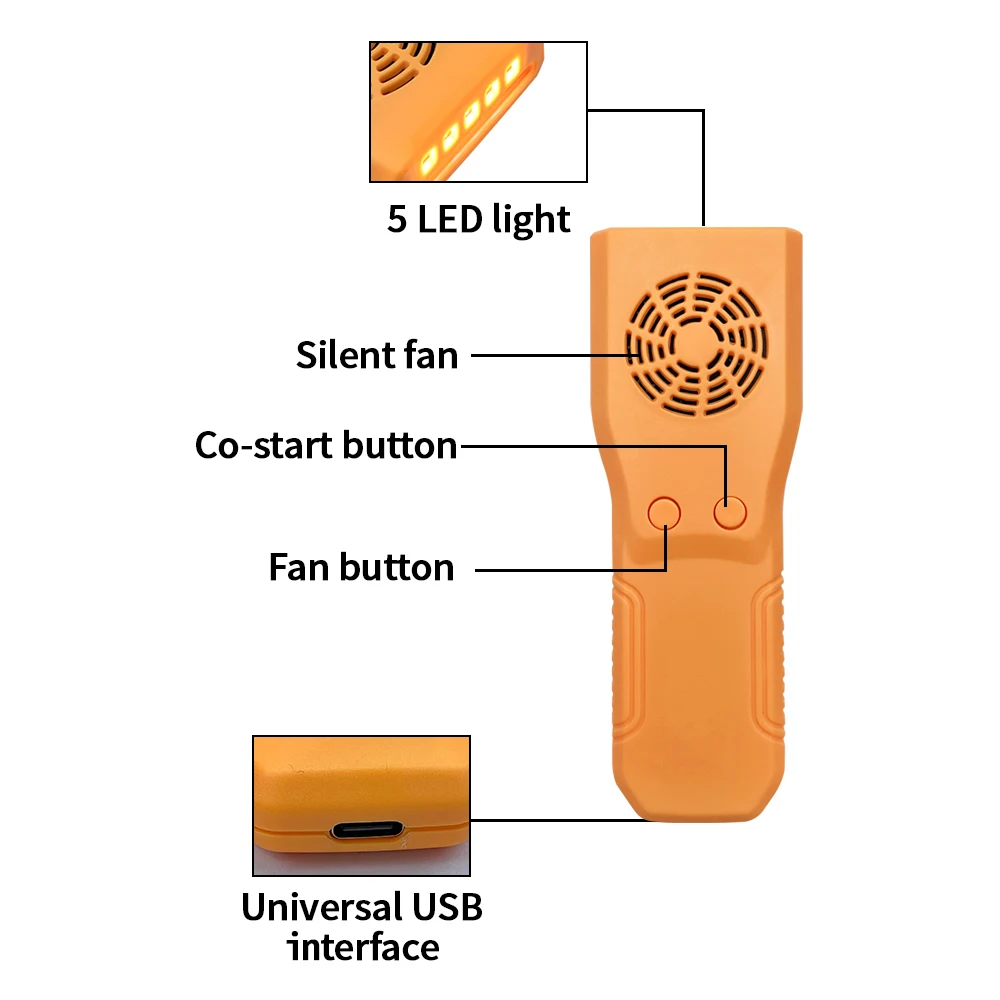 Dental Photography Mirror Automatic Anti-Fog Mirror With Led Light Stainless Steel Mirror Surface Orthodontic Reflectors Mirror