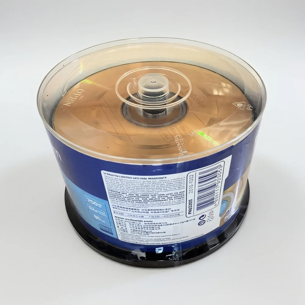 Digital Vinyl AZO CD-R Disc CDR 52X 700MB 80Min 50pcs/pack