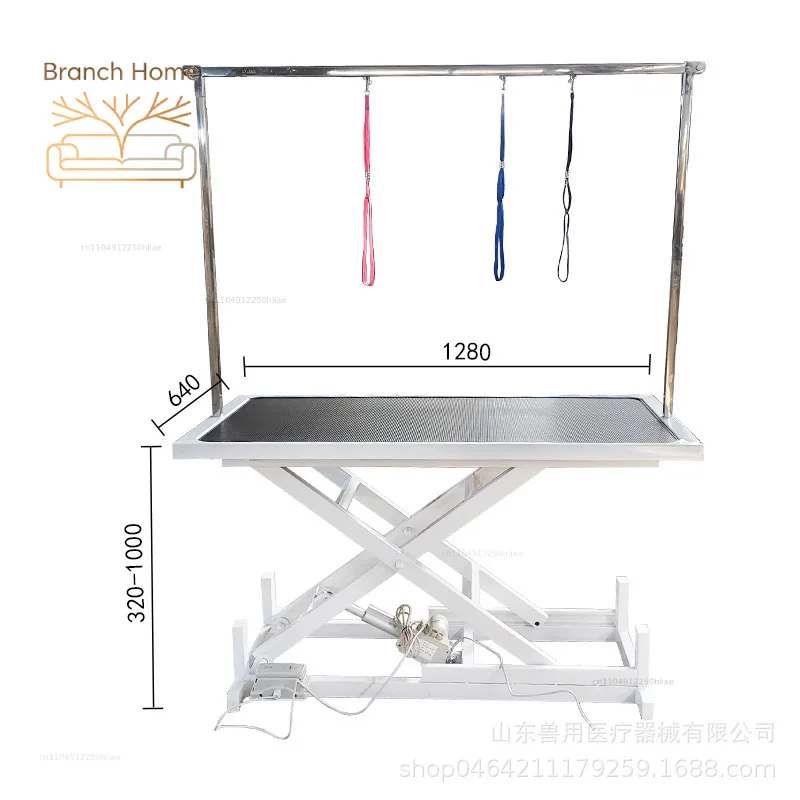 Pet shop beauty table Electric lifting cat and dog shearing modeling table Pet hospital Large dog rectangular beauty table