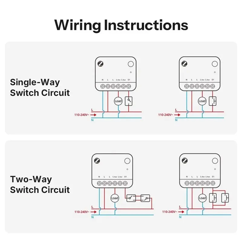 A19F-MINI-ZB1GSP MINI ONE PM Zigbee Smart Switch 16A
