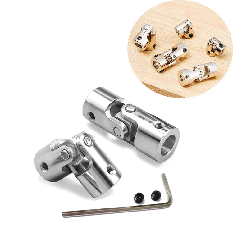 

1Pcs RC Boat Car Shaft Coupler Metal Cardan Joint Motor Connector Universal Joint Coupling Gimbal 2/2.3/3/3.17/4/5/6/8/10/12mm