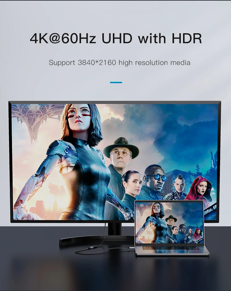 CABLETIME USB-C Verlängerungskabel Typ C Gen 2 Verlängerungskabel 4K 60Hz PD100W 10Gbps für Macbook Laptop iPhone Verlängerungskabel – Detail 5