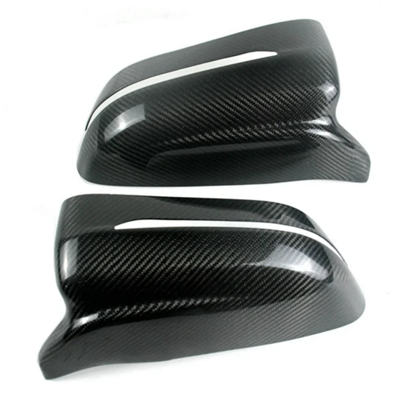 

NEW-Real Carbon Fiber Replace Rearview Mirror Cover Accessories Component For BMW 3 Series G20 G28 2020-2022