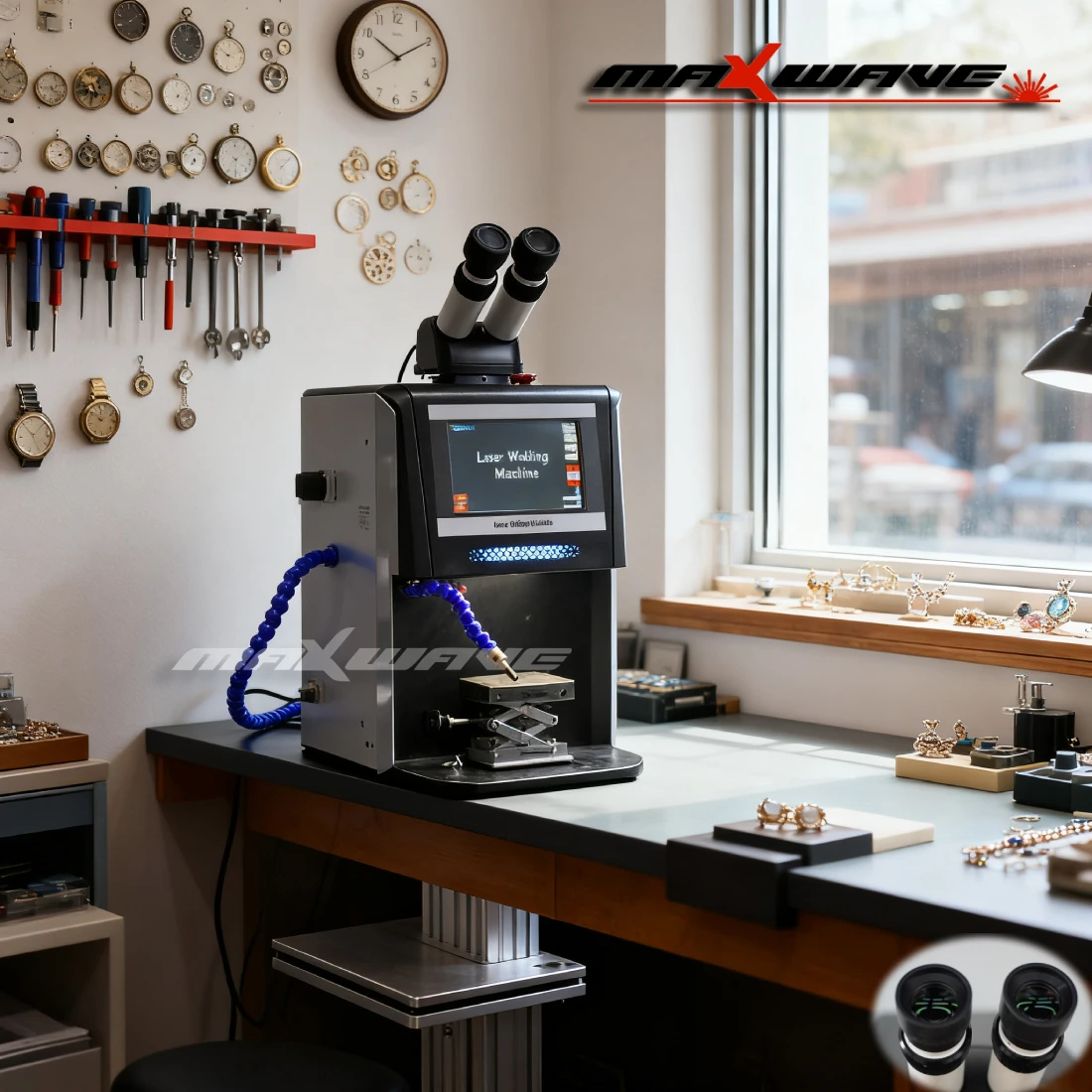 2000W Mini Laser Spot Welding Machine QCW Spot Welder Micro Laser Beam for Precise Jewelry Welding for Nickel Titanium Stainless