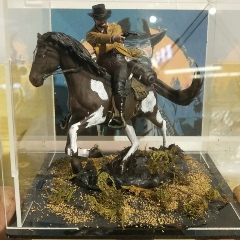 

1:12 Red Dead Redemption Game Figures Miniature Model Toy Scenes Crafts Dolls Gift Simulation 1:1 Restoration
