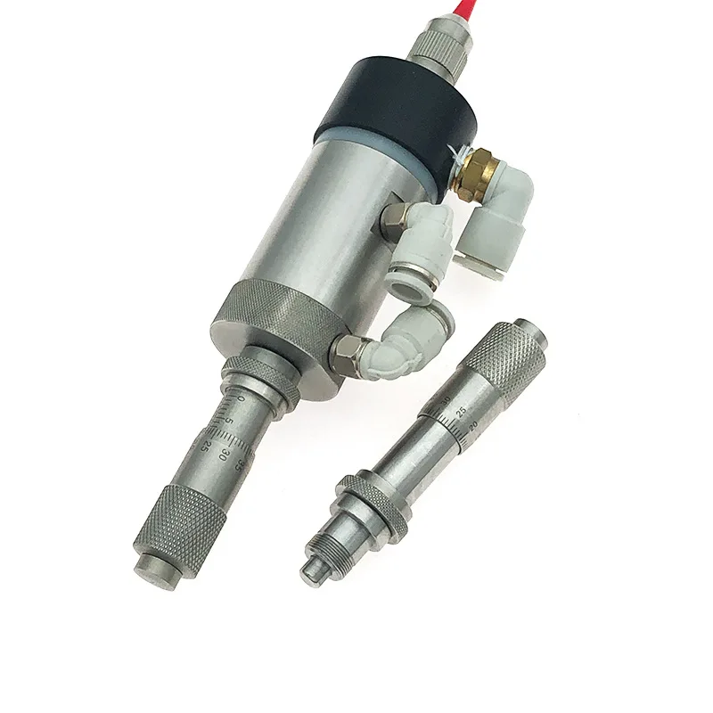 Pure Stainless Steel 304 Differential Head 0-13MM Probe with Nut Round Head High-precision Micrometer