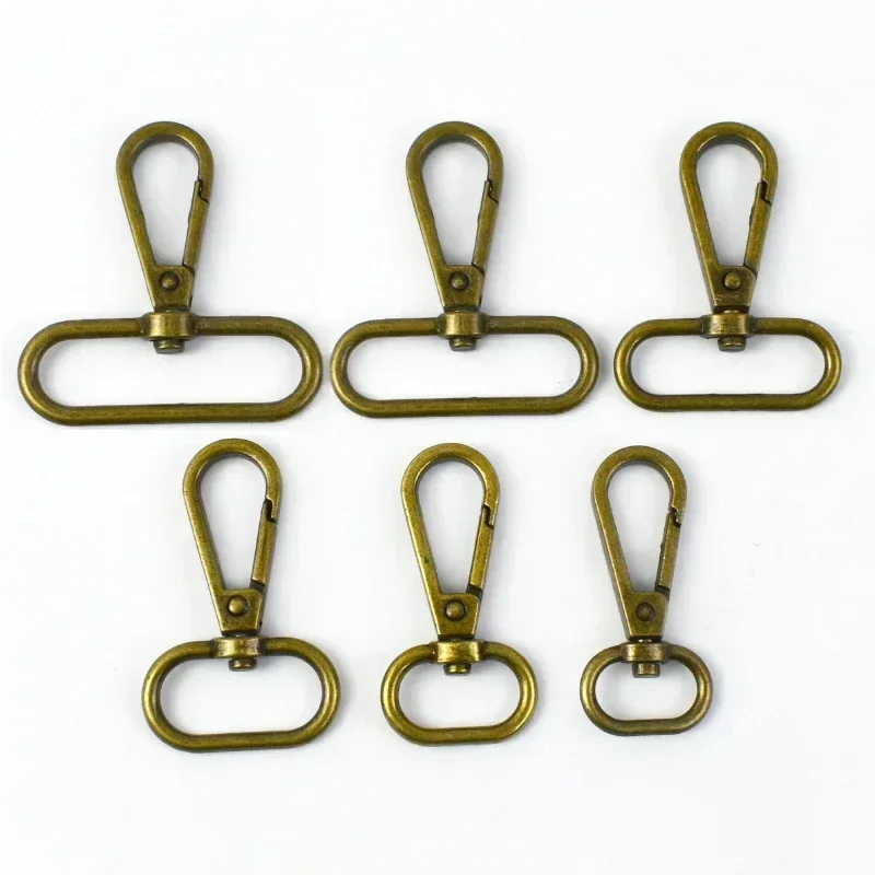 5/30pcs meetee 16-50mm Metall taschen Schnalle drehbare Hummer verschlüsse Trigger Clip Karabiner Rucksack Schlüssel bund Hardware Zubehör 4