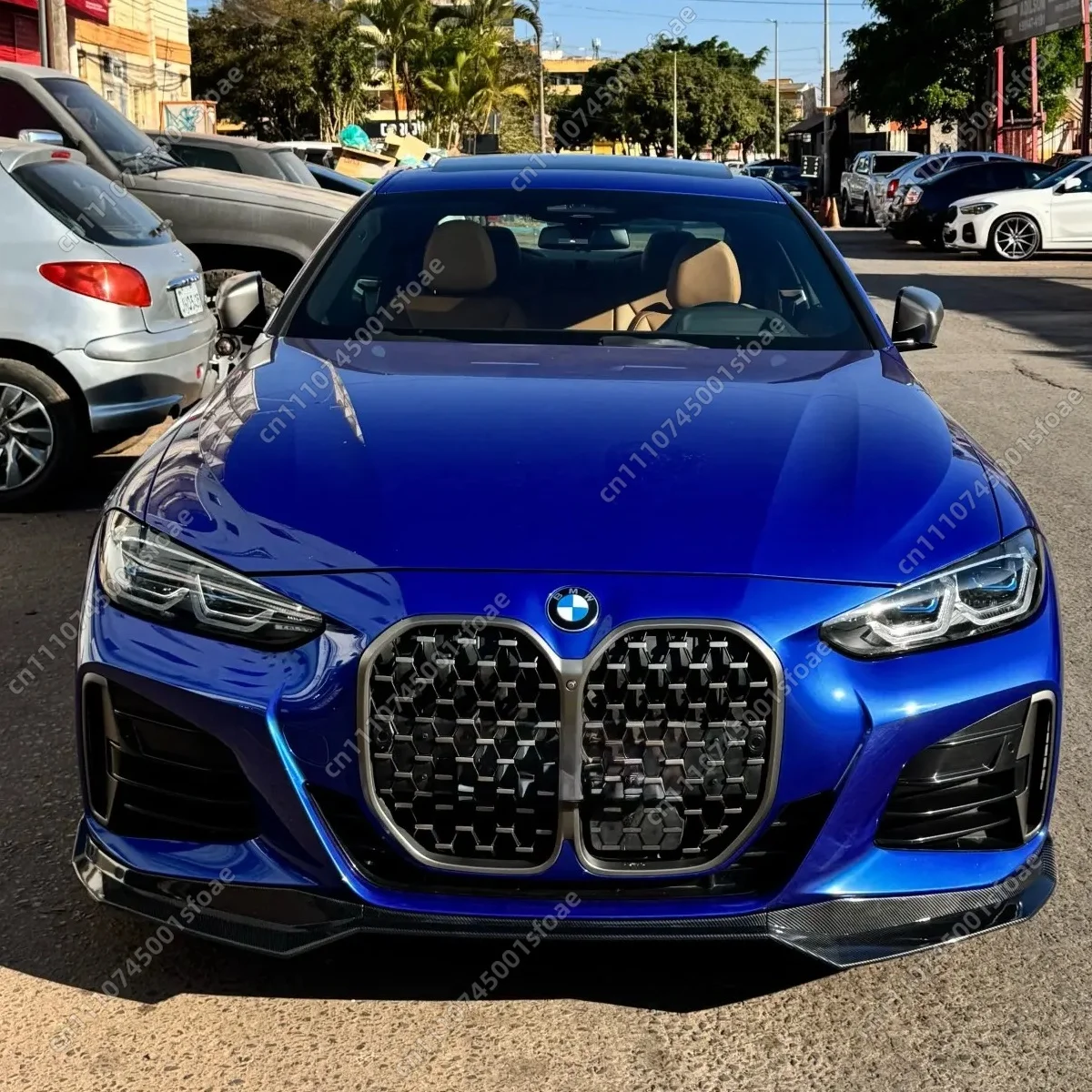 3PCS for BMW 4 Series G22 G23 M Sport Car Front Bumper Splitter Lip M440i M440d 420i 430i 2021-2025 Spoiler Splitter Accessories