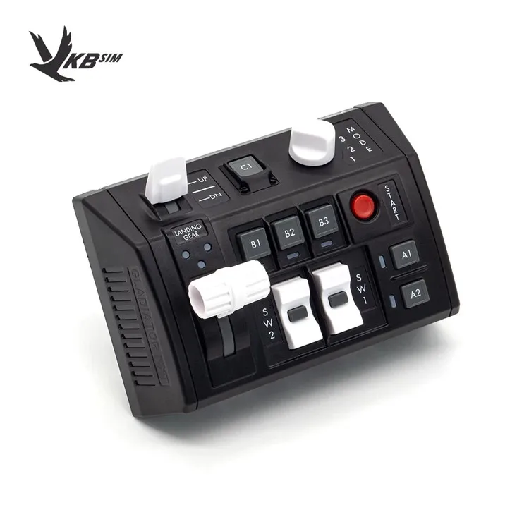 VKBSIM GNX SEM-V/+MFH Simulation Flight Joystick DCS F16 F18 Airbus Simulation Flight Simulator Game Rocker Custom Gifts