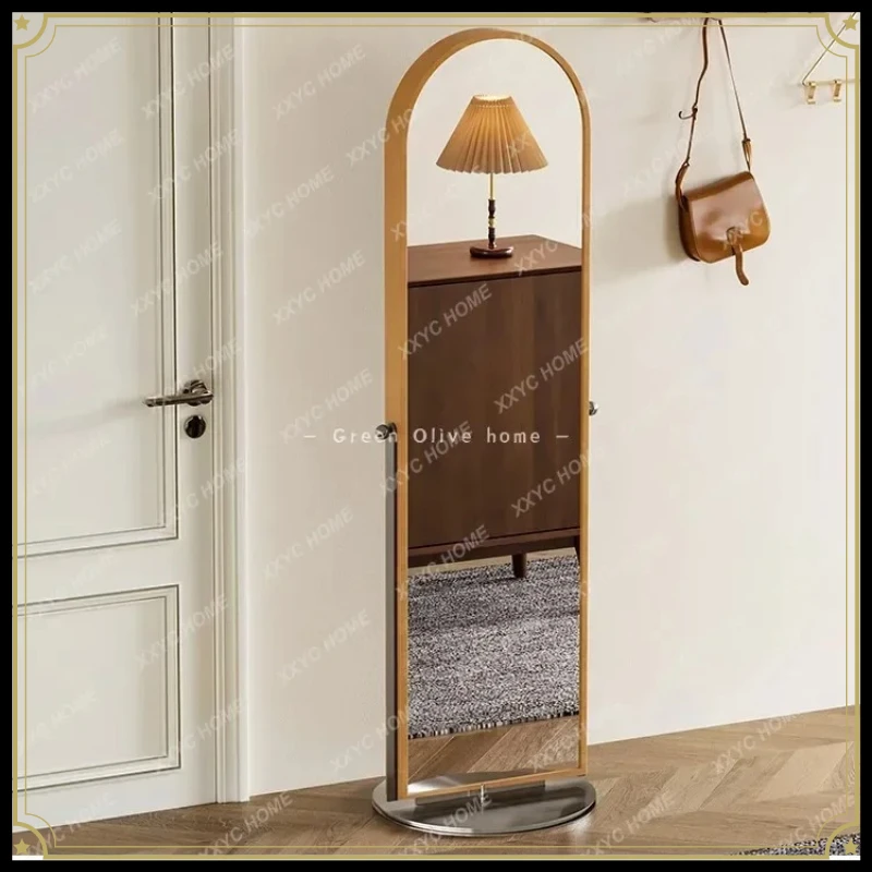 X-S  Rotating Full-length Mirror Audition Mirror Middle Ancient Floor Full-length Mirror HG