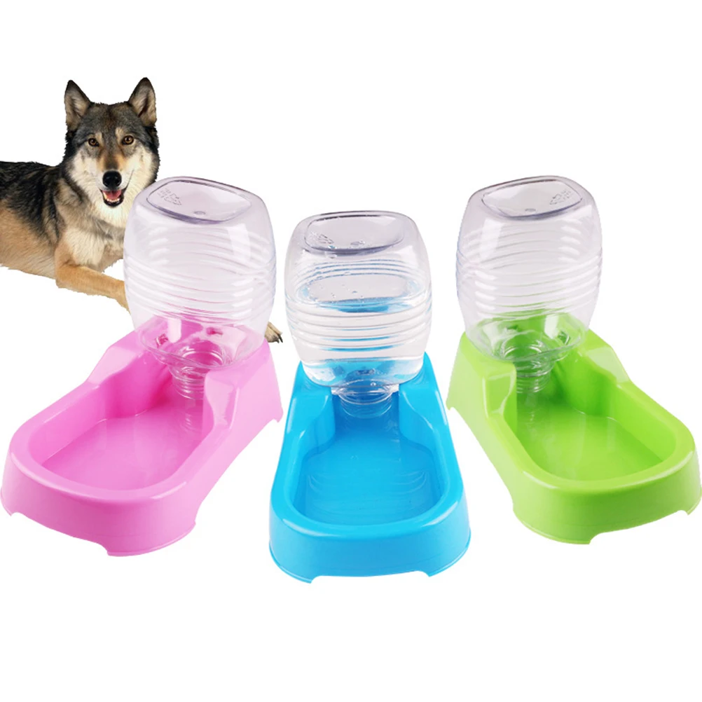 

Pet Drinking Bowl 500 Ml Gravity Waterer Durable Dog Puppy Feeder Safe Environmental High Density Easy Clean Home Pet