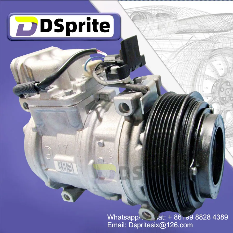 10PA17C Compressor AC kompresor A0002340111 untuk Mercedes W124 R129 300E 260E 300CE E320 SL320 0002300511 0002340111 0002300511