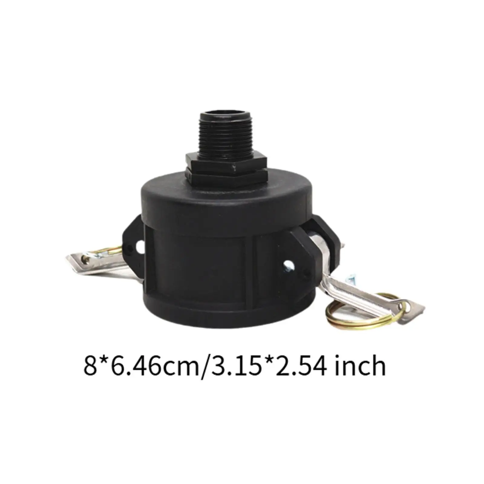 IBC Tote Valve Garden Hose Connector with Ball Valve Easy Installation IBC Tote Water Tank Adapter 3-size IBC Tote Tank Adapter