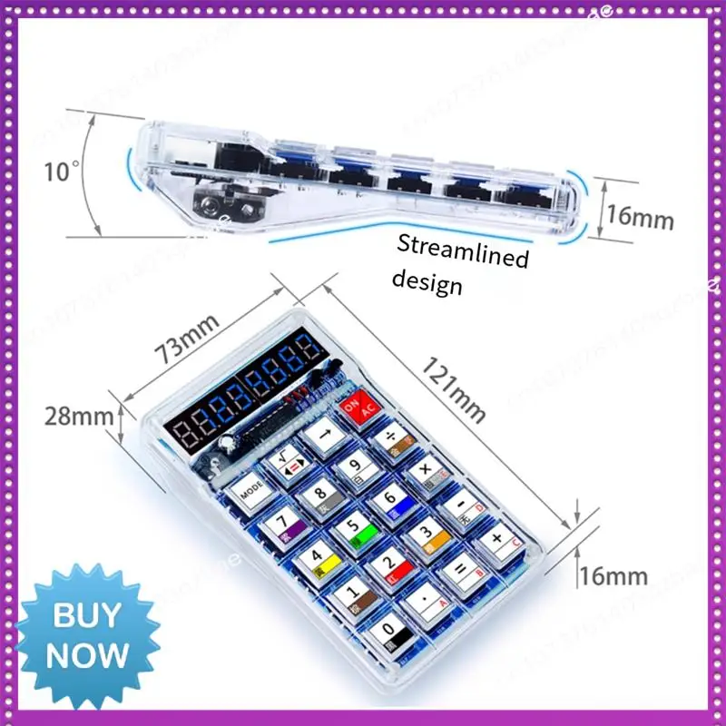 Hot Ltem DIY Calculators Kits DIY Parts Welding Practice Homemad DIY Soldering Projects Blue