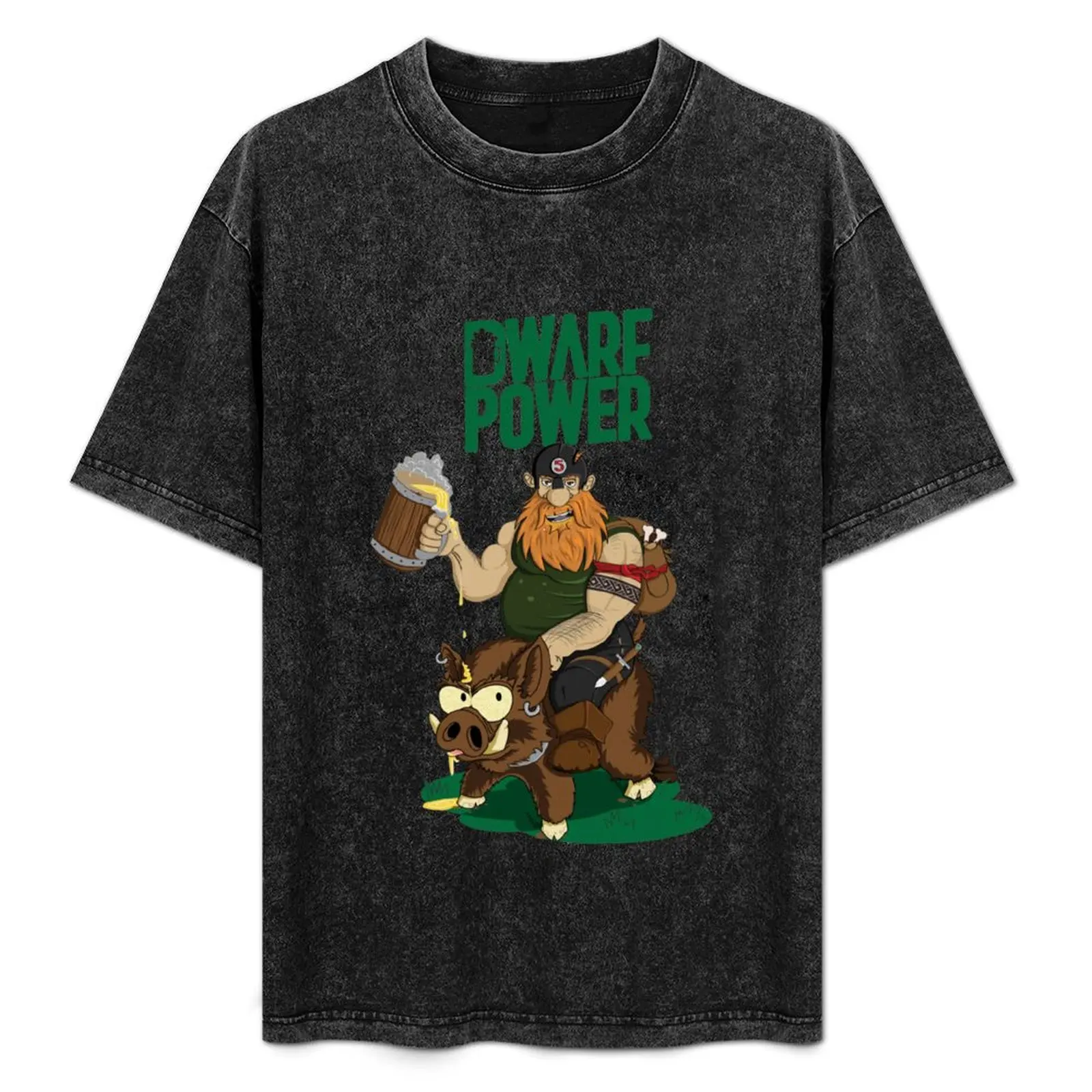 

Dwarf Power T-Shirt Breathable Gym Short Sleeve T-Shirt