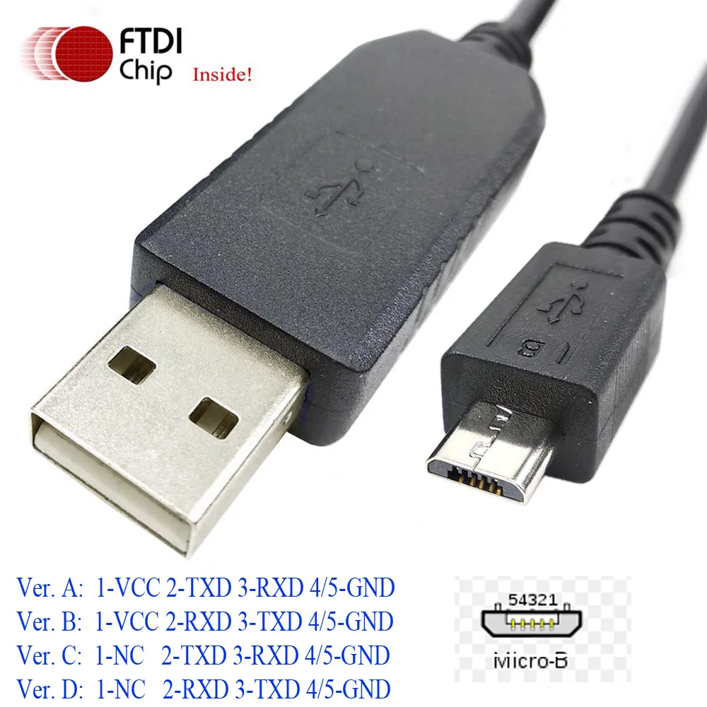 FTDI USB UART Adapter for micro-USB TTL Wifi AP Users Preferences Config Console Cable