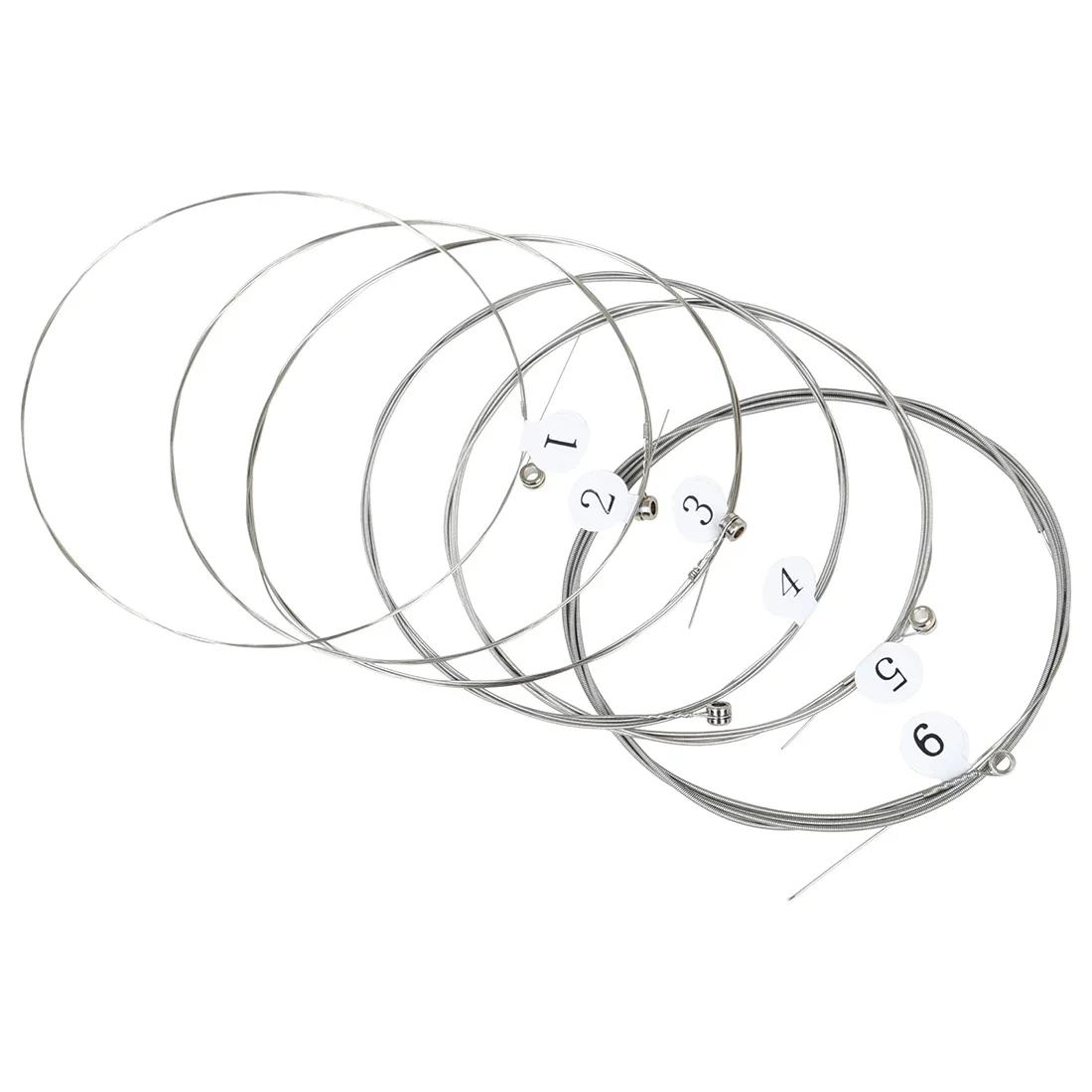 Metal Electric Guitar Strings Set Made of Import Hexagonal Carbon Steel 6-string Ideal for Electric Guitar Parts Practice Use
