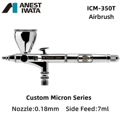 ANEST IWATA ICM-350T Custom Micron Takumi Side Feed Dual Action Airbrush 0.18mm Painted Airbrush Gun Art Spray Gun