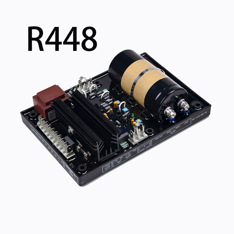 R448 R449 AVR generator automatic voltage regulator control module stabilizer large capacitor three-phase adjustable generator p