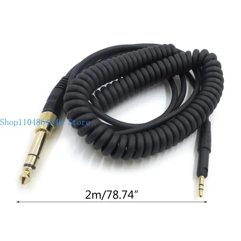 652F Robust and Reliable Headphone Lead with 6.35mm Jack and Spring Clips for  HD6DJ MIX HD8 HD7 HD598 HD2.30 view 6