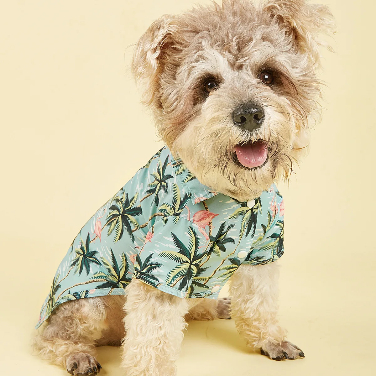 Summer Pet Dog Clothes Hawaiian Style Leaf Printed Beach Shirts for Puppy Small Large Cat Dog Chihuahua Costume Pet Clothing