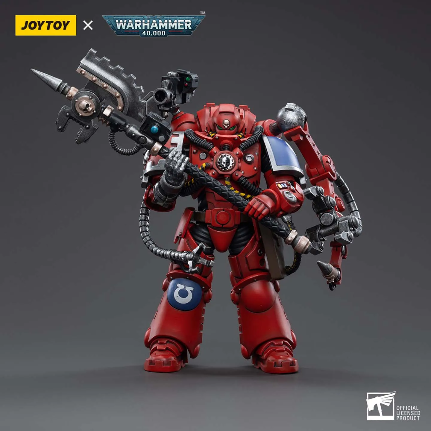 JOYTOY Dark Source Warhammer 40k Extreme Warrior JT3761 Original Cast Technology Warrior - Tibestis Technology Army Modelo 1:18
