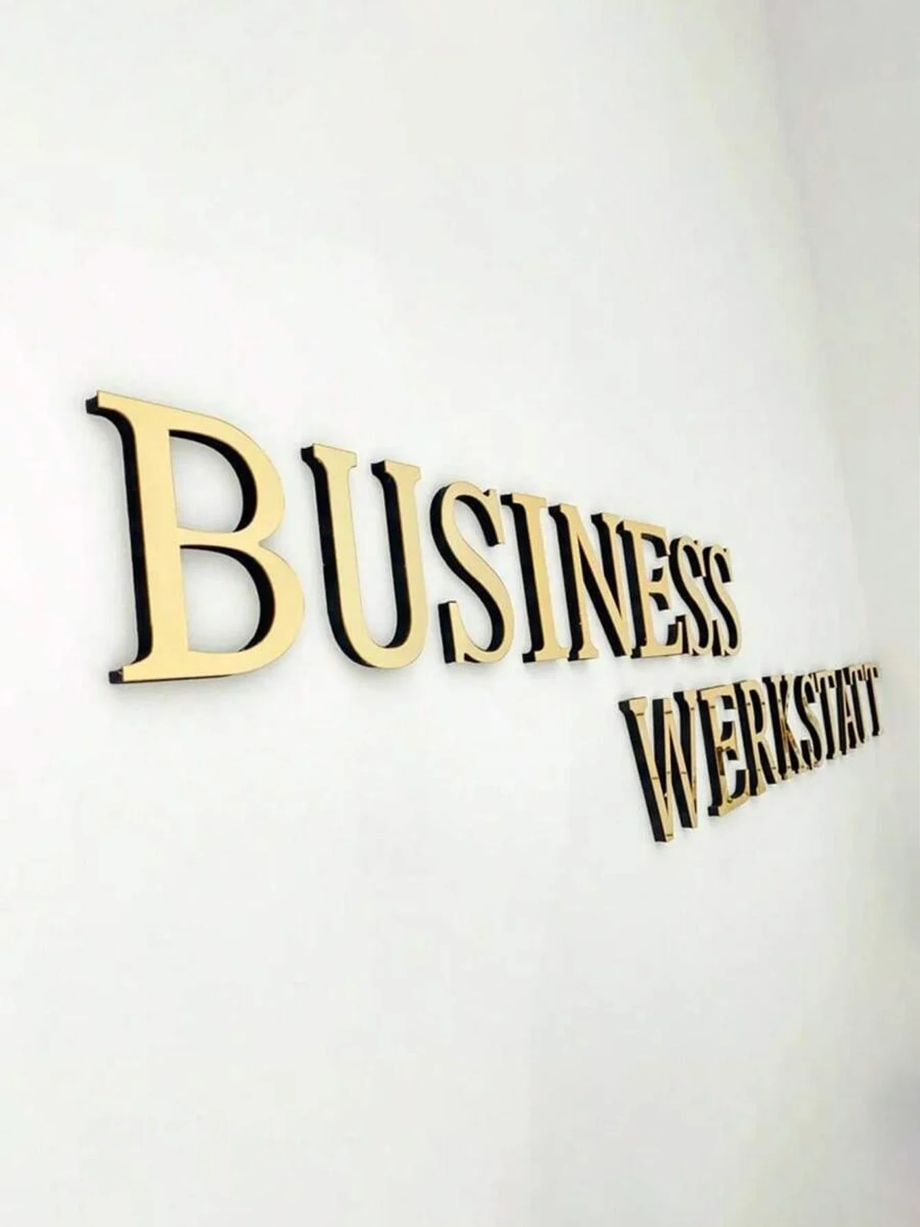 Customized 3D Letter Logo, Wedding Logo Letters, DIY Wedding Logo Acrylic 3D Letters 3D Wall Stickers Company Logo Emblem, Gold Acrylic Wall Decoration Stickers, Suitable for Commercial Use, Acrylic Text, Acrylic Lette