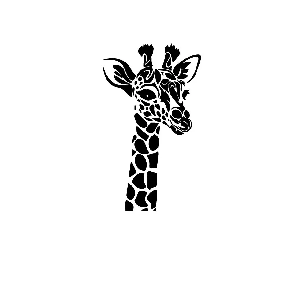 

Car-styling giraffe Car Stickers Vinyl Auto Sticker Oil Tank Cover Car Styling Custom Sticker
