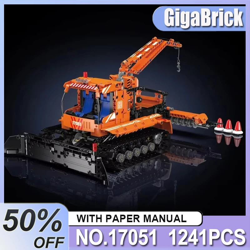 

MOULD KING 17051 Technical Remote Control Snowfield Engineering Truck Building Block Diy Model Brick Toy Kids Boy Chrismas Gifts