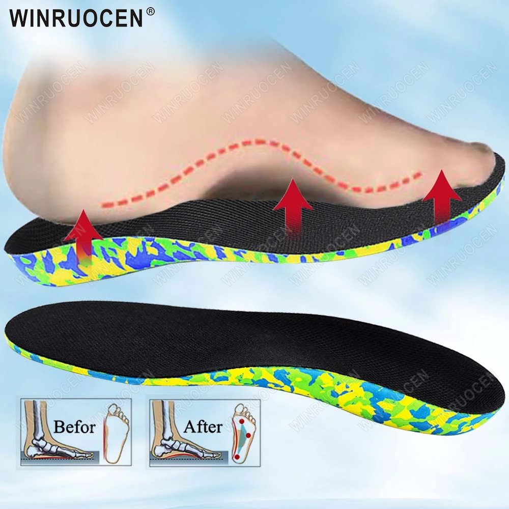 

Kids Children Correction Foot Care EVA Orthotics Insoles For Kid Flat Foot Arch Support Orthopedic Insole Soles Sport Shoes Pads