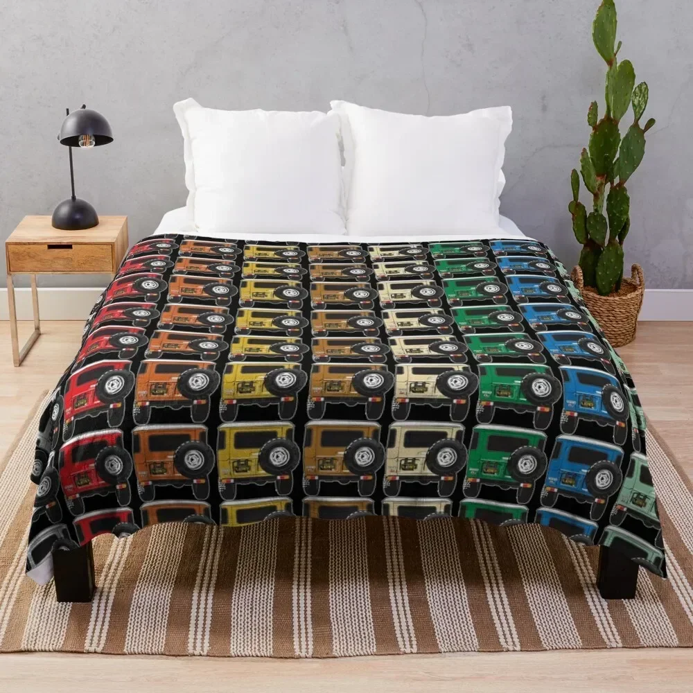 

A Rainbow of Awesomeness ( 40 Series rear end) Throw Blanket Versatile Cozy Throw Blanket for All Occasions