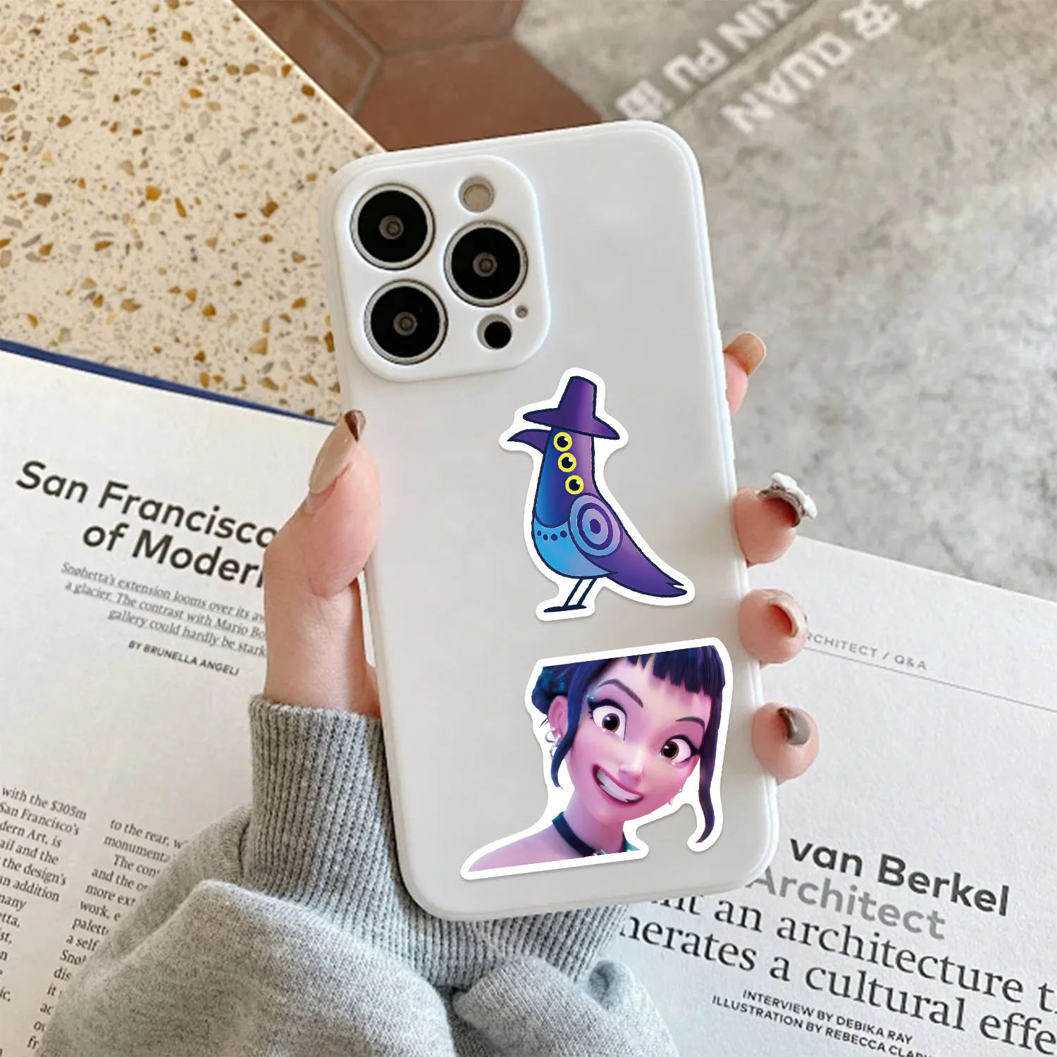 50 Uds DIY Kpop Demon Hunters pegatinas Kawaii dibujos animados estéticos calcomanía decoración portátil motocicleta equipaje coche pegatina