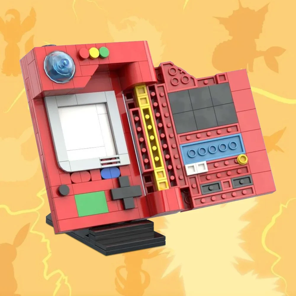 

MOC Pokedexed Kanto Bricks Модель Pokedexed Kanto Игровая консоль Строительные блоки Сборка игрушек Дети DIY Подарки на день рождения