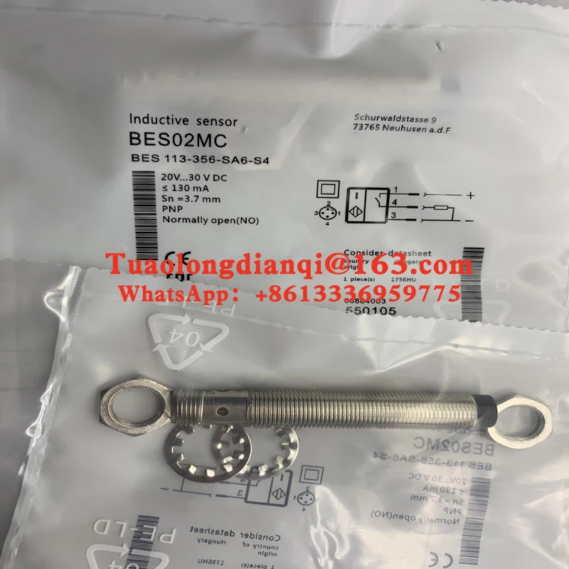 BES02ME BES 113-370-SA2-S4 original genuíno sensor de interruptor de proximidade em estoque