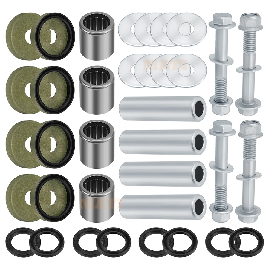 

Комплекты уплотнений и болты передней нижней втулки А-образного рычага MATI для Suzuki Quadsport Z 400 LT-Z400 2003-2014 для Kawasaki KFX400 2003-2006