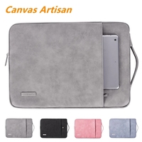 PU Leather Laptop Bag for Macbook Air Pro Retina 11 12 16 13 15 Inch Sleeve Case for XiaoMi Notebook Cover for Huawei Matebook