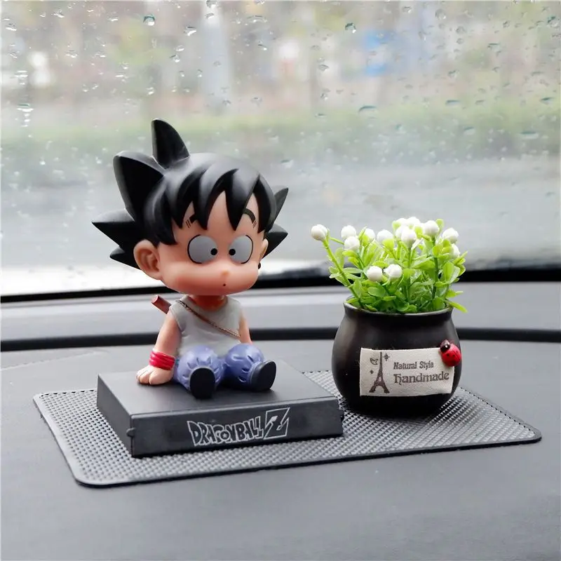 Dragon Ball Son Goku Jongens & Meisjes Nieuwe Auto Persoonlijkheid Cartoon Creatieve Anime Bobblehead Pop Ornament Mobiele Telefoon Houder Speelgoed