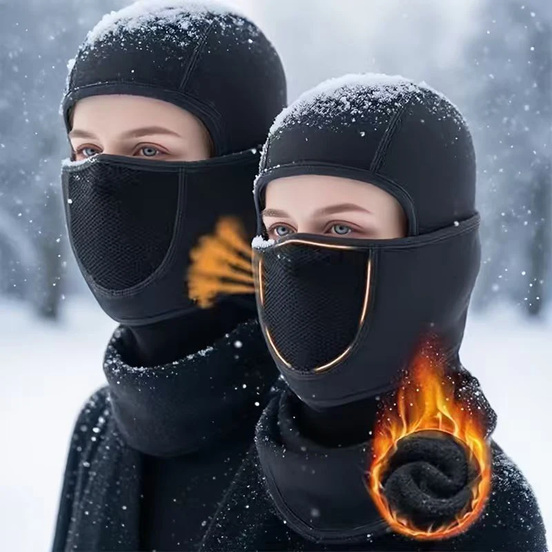 1Pcs Winter Warm Full Face Mask, Equipped with Breathable Mesh, Windproof and Warm Ski Mask, Suitable for Skiing, Motorcycle Riding, and Winter Outdoor Sports