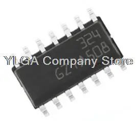 Taiwanese LM324 LM324DT SOP-14 four operational amplifier chip   100PCS -1lot