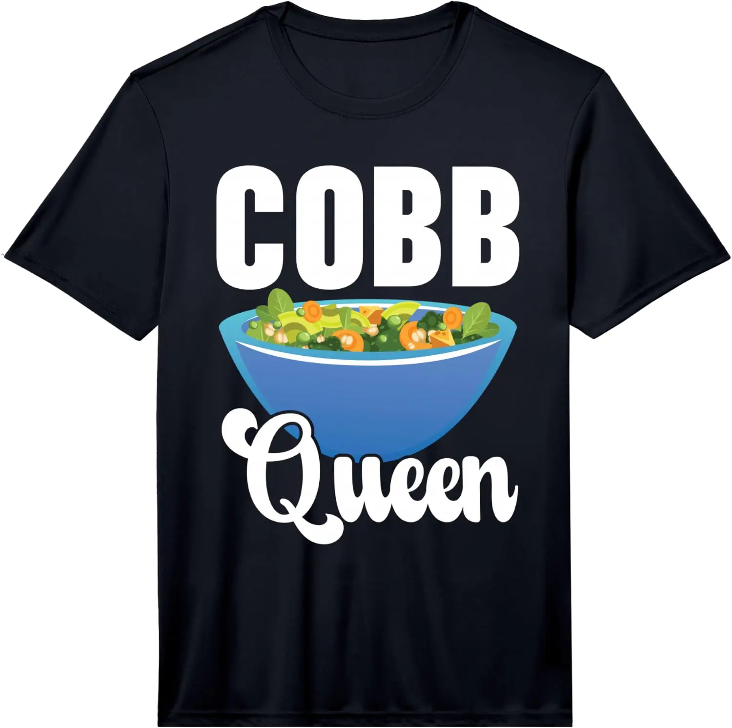 Mens Cobb Lover Foodie Food American Garden Salad Performance T-Shirt 100% Cotton Trendy Y2K Short-Sleeve Tee – Soft,