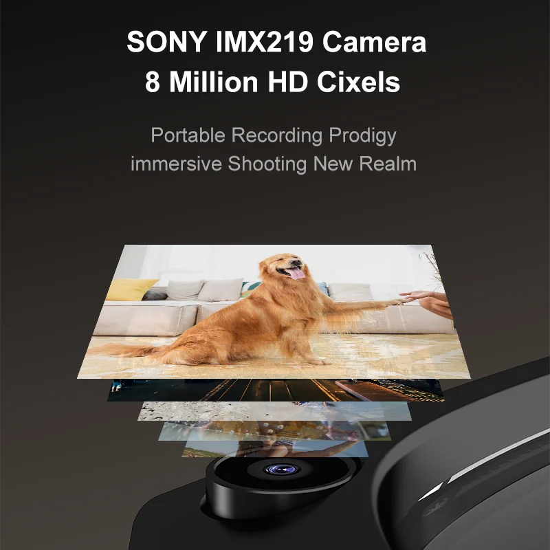 IMIKI AI Smart-Brille mit 8 MP Kamera, Videoaufzeichnung, über 100 Sprachen, Übersetzung, Sonnenbrille, Bluetooth-Anruf, Musikwiedergabe, Männer und Frauen