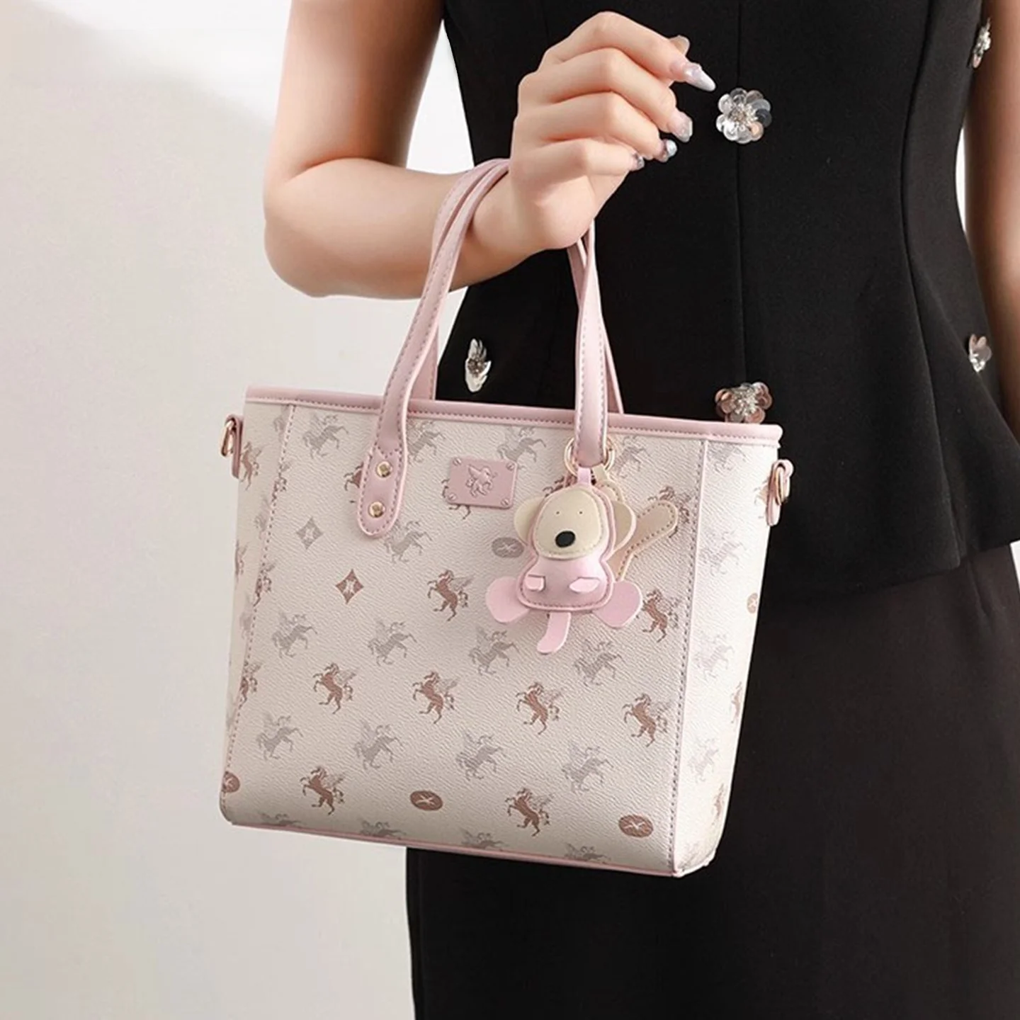 Charlize&Telli Official Store Women's Handbag 2026 New High-End Tote Bag Versatile Single Shoulder Crossbody Bag Casual Simpl...