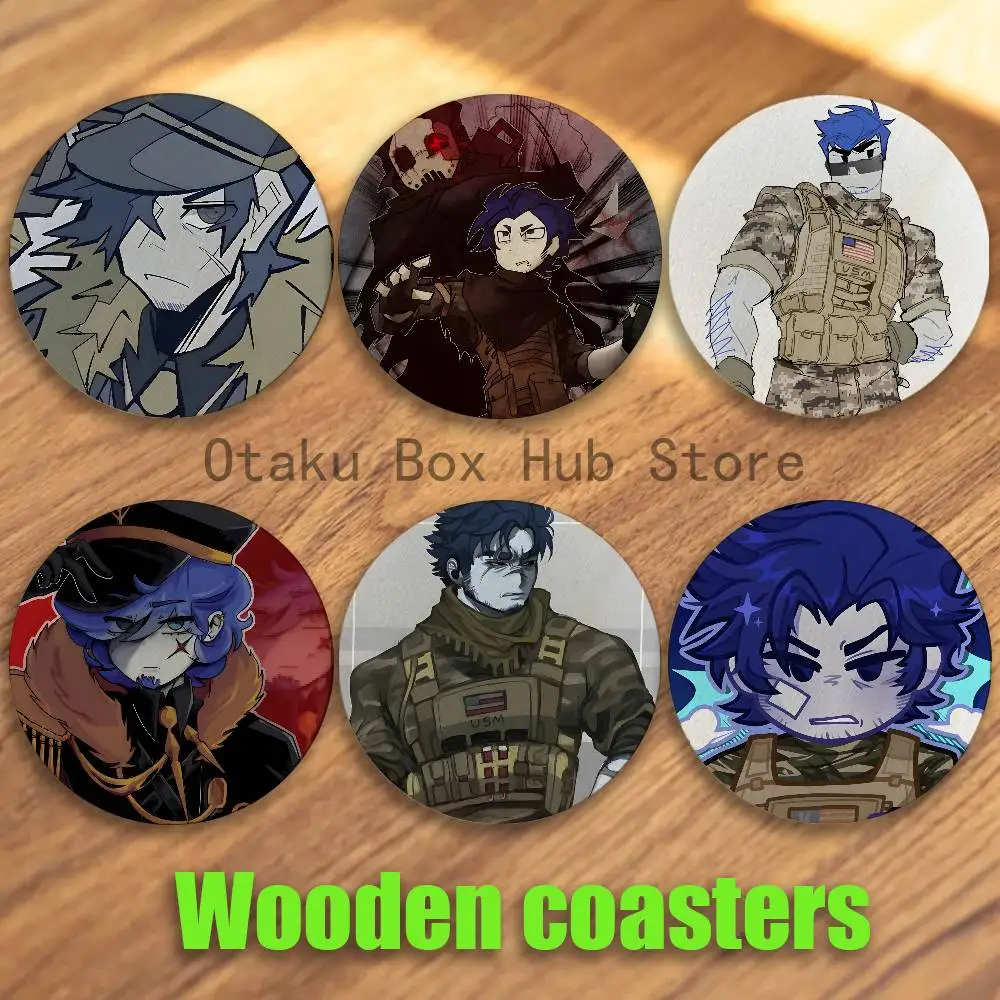 

G-Guest 1337 Forsaken Round Coaster Non-slip table mat Insulated Coasters Kitchen Dining Room Tabletop Decor