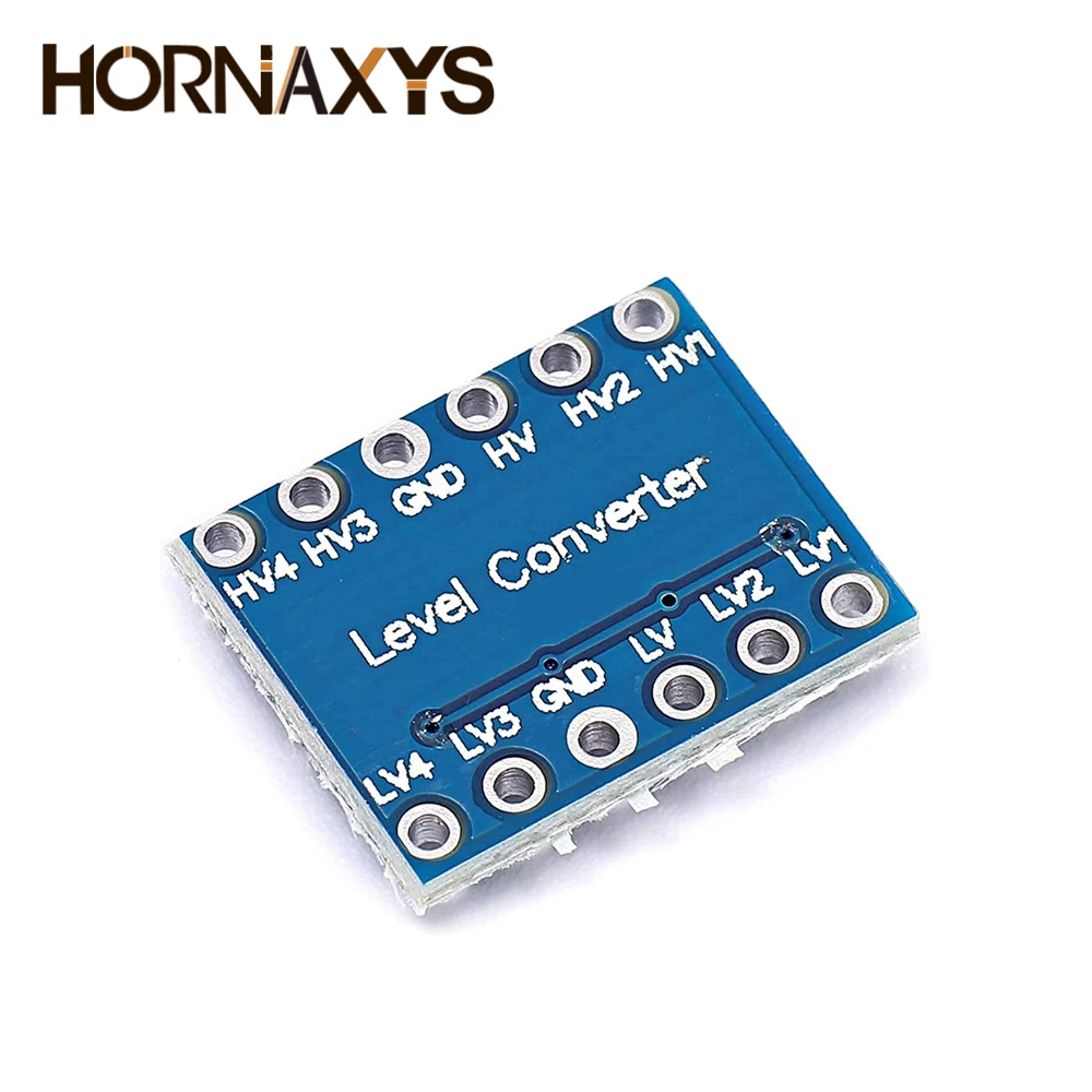 Convertidor de nivel lógico IIC I2C, 10 piezas, 4 canales, módulo bidireccional, 3,3 V a 5V, cambiador para Arduino