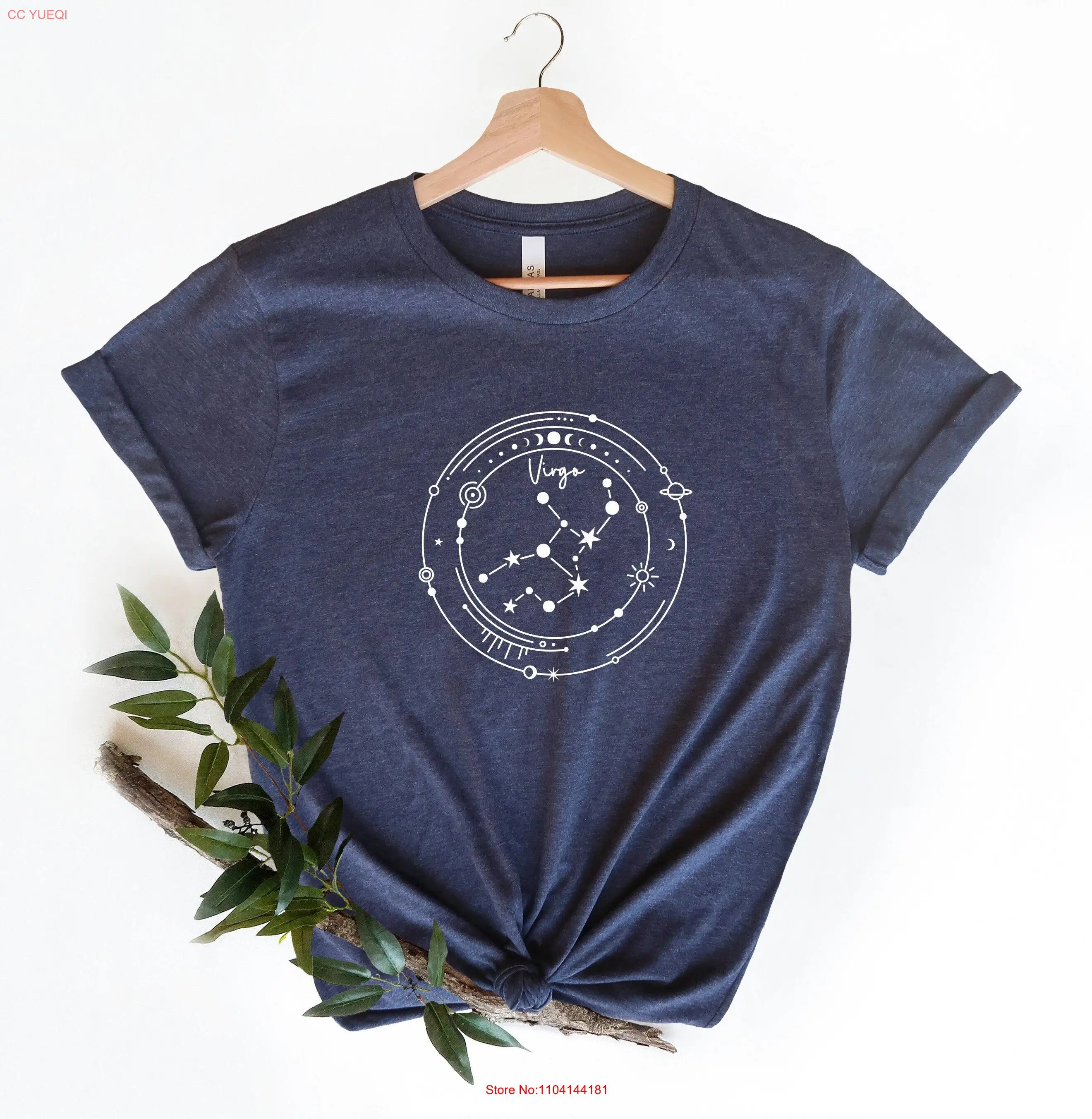 Virgo T Shirt Zodiac Astrology Birthday s for Sign Girl long or short sleeves