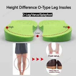 O/XO Orthotic Insoles for Feet Men Women Bow Legs Valgus Varus Arch Support Shoe Insert Sole Feet Care Cushion Orthopedic Insole